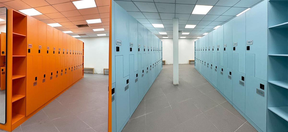 Thiết kế của khóa phù hợp với nhiều không gian như phòng gym, khách sạn, văn phòng.