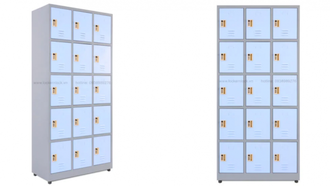 Chân tủ locker sắt được trang bị 4 chân cao su