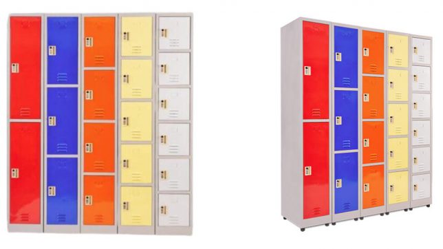 Tủ locker sắt có thể tùy chỉnh kích thước, diện tích và màu sắc