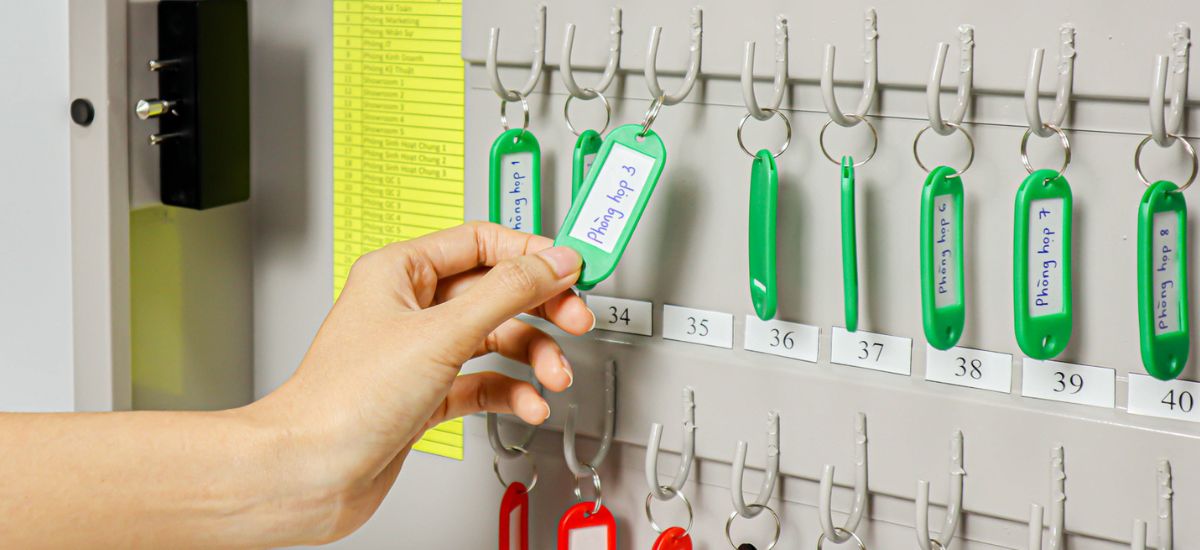 Tủ khoá tiện lợi lưu trữ với lượng lớn chìa khoá