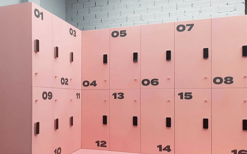 tủ locker gỗ phòng gym