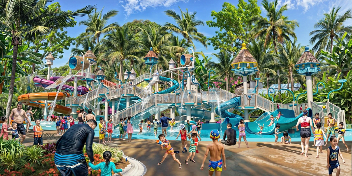 Trải nghiệm máng trượt Aqua Adventure Sun World Vũng Tàu