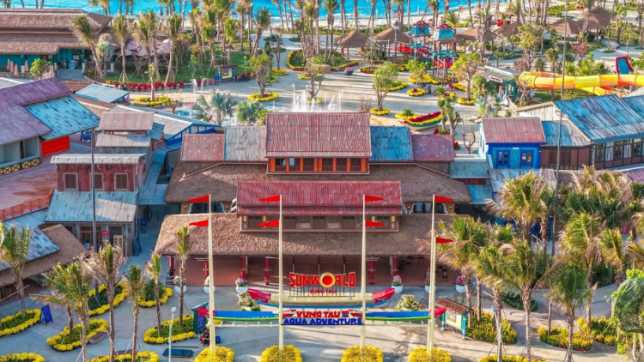 Cổng chào công viên nước Aqua Adventure Sun World Vũng Tàu