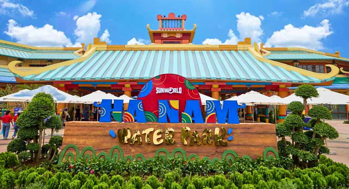Cổng chào công viên nước Sun World Hà Nam - Sun Group