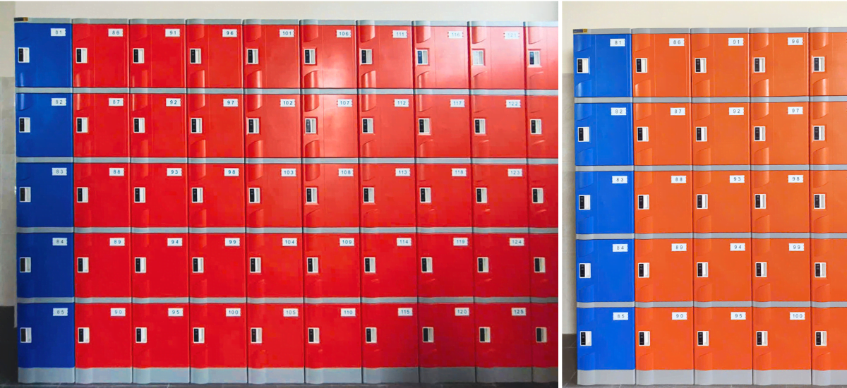 Tủ locker nhựa ABS dòng NS5 chống nước chống ẩm