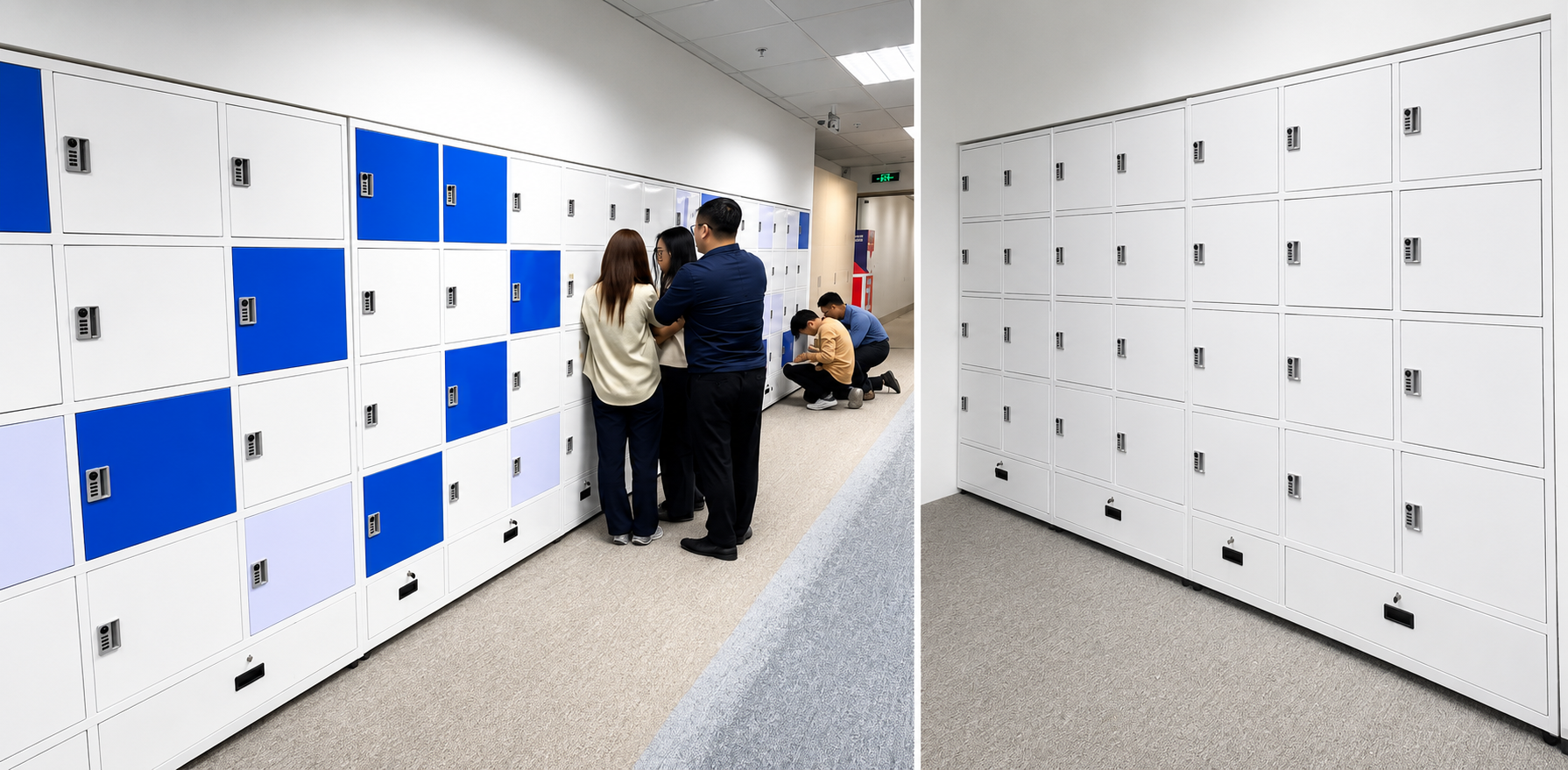 Hệ thống tủ locker được triển khai tại Ngân Hàng UOB.