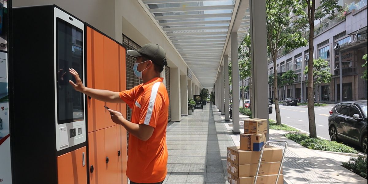 Thiết kế Smart Locker phù hợp với nhiều không gian sử dụng.